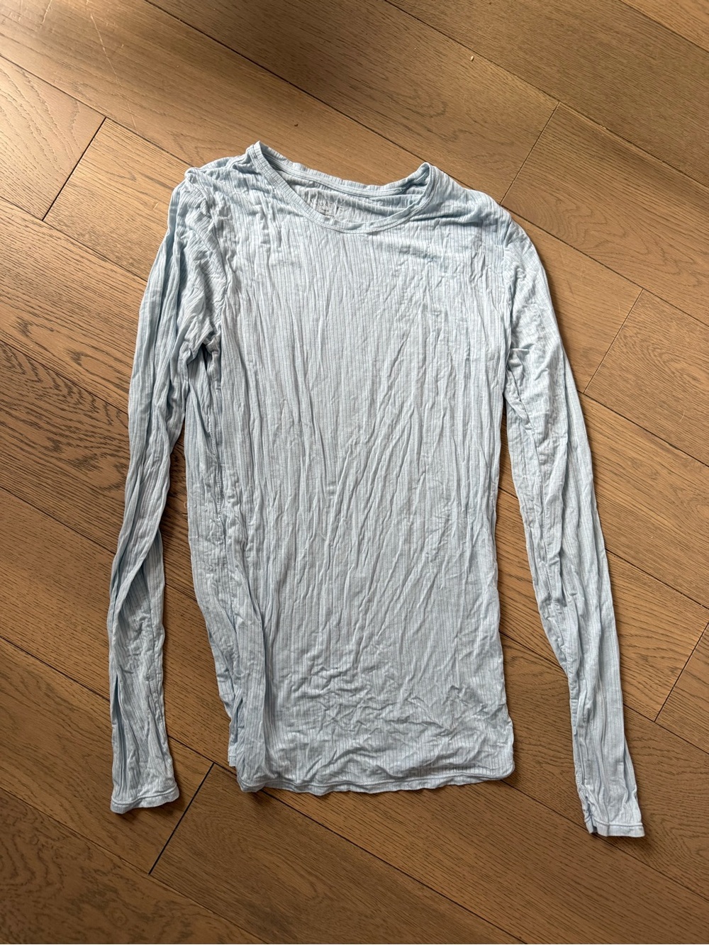 Negative - Light Blue Long Sleeve Women’s Top - Medium